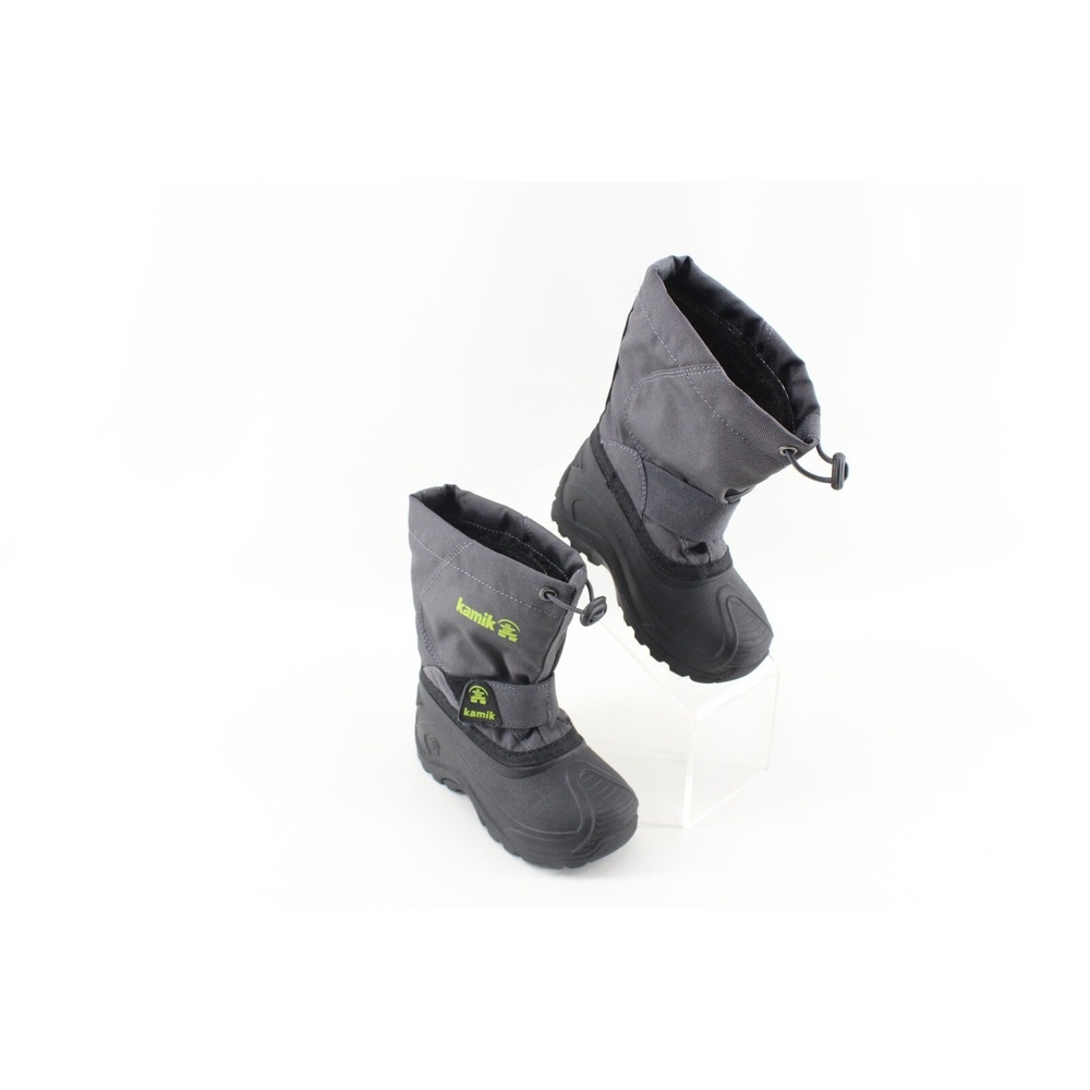 Kamik Snowbound Winter Waterproof‎ Insulated Kids Size 9 US Gray Snow Boots